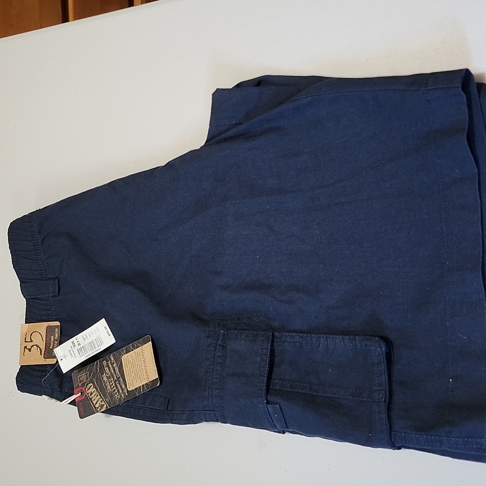 Dillards NWT Sz35x11 Mens Cargo, Dark Blue, Utility Shorts